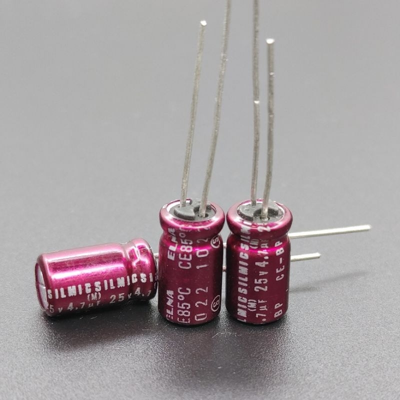 4pcs ELNA RBS Silmic 10uF/63V CE-BP Bi-Polar Non-polar Capacitors - New