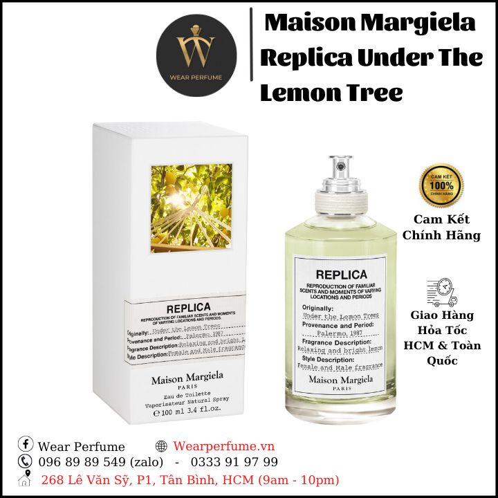 Nước hoa unisex Maison Margiela Replica Under The Lemon Trees | Shopee ...