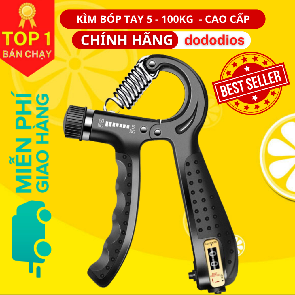 Ảnh Combo 2 Món: Kìm Bóp Tay Có Máy Đếm Tập Cơ Tay Và Dây Nhảy Thể Lực Tập Gym Hiệu Quả - Combo Dây Nhảy Và Kìm Bóp Tay 2