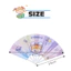 Quạt nhựa mini cầm tay gấp gọn hoạt hình dễ thương