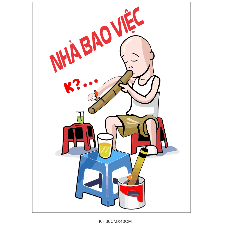 Cặp tem decal tễu kèm chữ tài xế nghèo, kệ sao phải vội, cứ từ từ, nhà bao việc