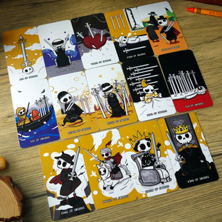 Bộ Bài Diary of Skeleton Tarot (Mystic House Tarot Shop) - Bài Gốc Authentic Chính Hãng 100%