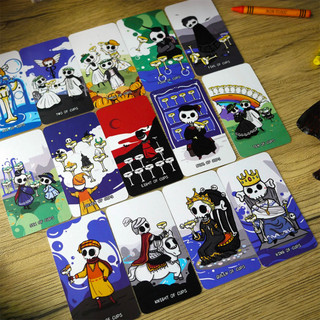 Bộ Bài Diary of Skeleton Tarot (Mystic House Tarot Shop) - Bài Gốc Authentic Chính Hãng 100%