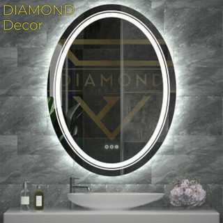 Gương LED Elip Cảm Ứng Cao Cấp Treo Tường, Gương LED DIAMOND MIRROR, EL-PM2V