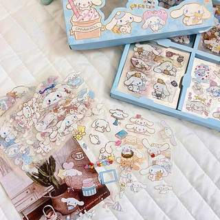 Sticker Kuromi Gấu Dâu Cinnamoroll Melody Hộp 100 Tấm Cute Trang Trí Toploader Decor Bình Nước Timo ST02