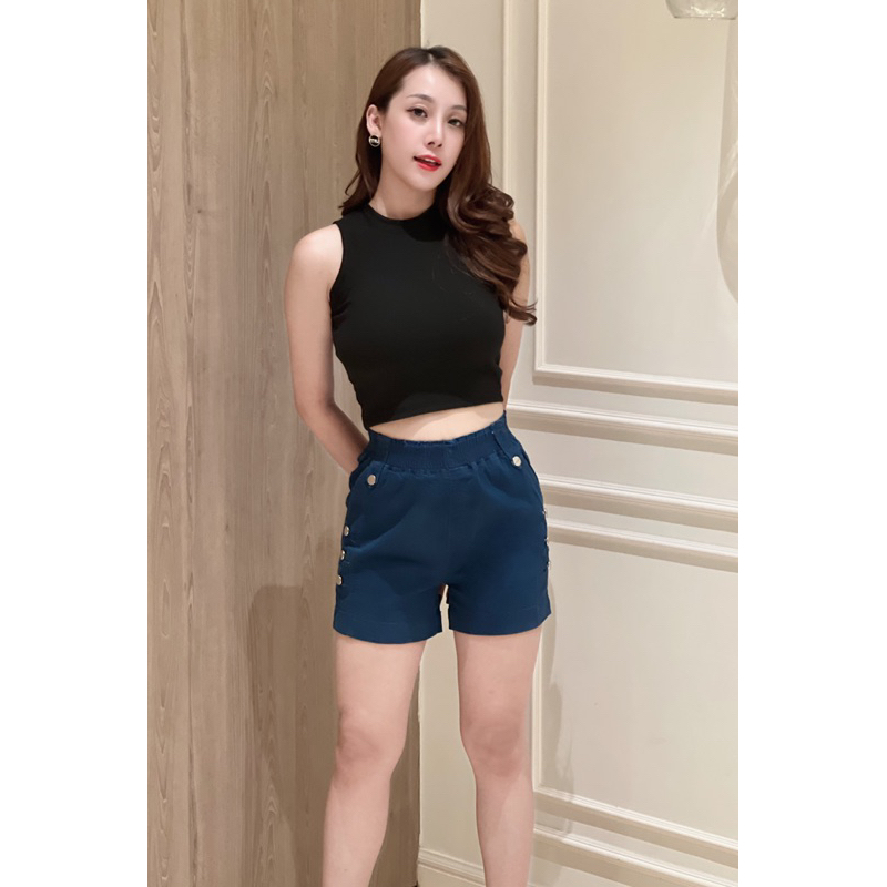 Quần short Jean nữ nút bigsize chất jean mềm co giãn kiểu dáng năng động bigsize mã sp05
