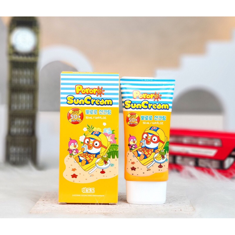 Kem chống nắng Pororo Sun Cream KOREA cho bé ( chính hãng ) | Shopee ...