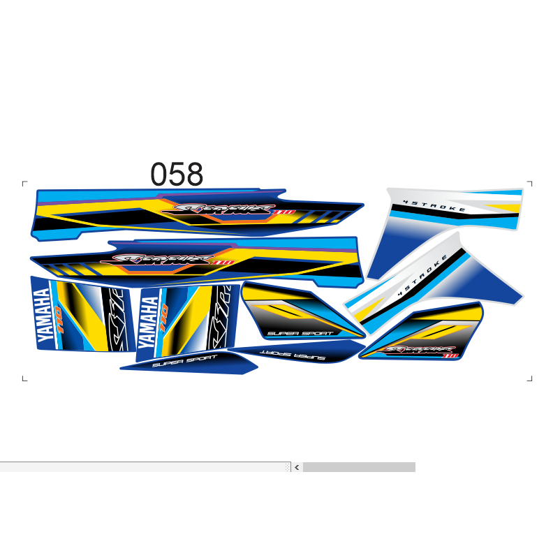 TEM RỜI SIRUIS 110cCAO CẤP ĐA DẠNG MÀU SẮC