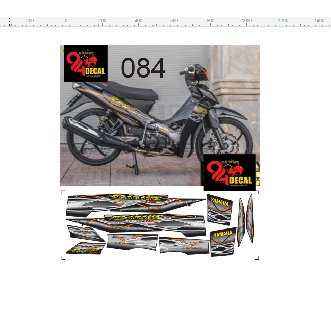 TEM RỜI SIRUIS 110 CAO CẤP ĐA DẠNG MÀU SẮC