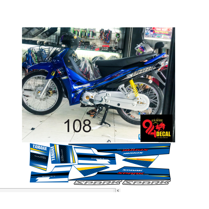 TEM RỜI SIRUIS 110 CAO CẤP ĐA DẠNG MÀU SẮC