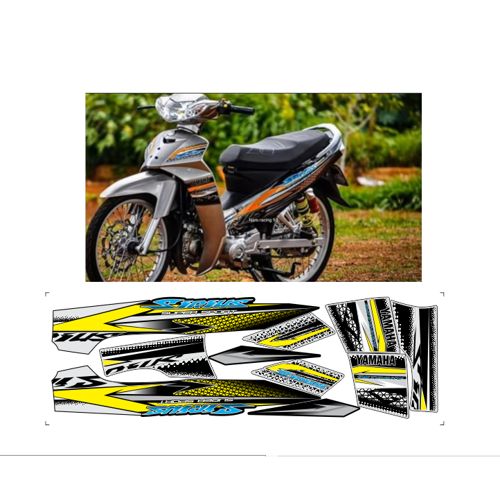 TEM RỜI SIRUIS 110c CAO CẤP ĐA DẠNG MÀU SẮC