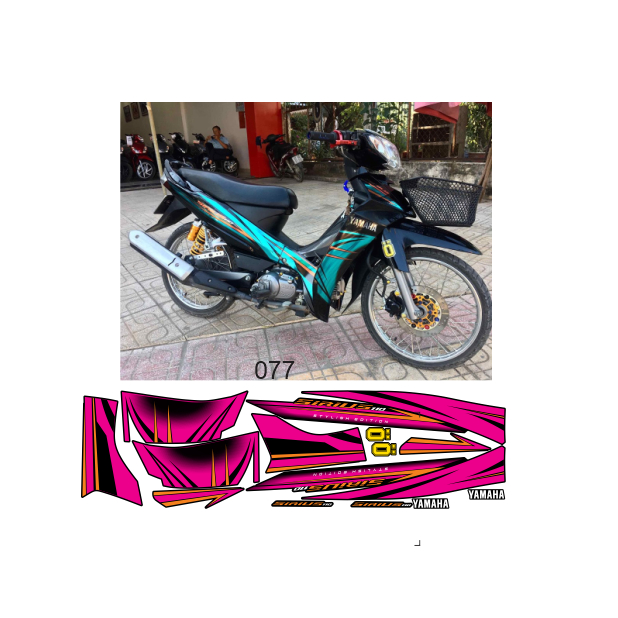 TEM RỜI SIRUIS 110c CAO CẤP ĐA DẠNG MÀU SẮC