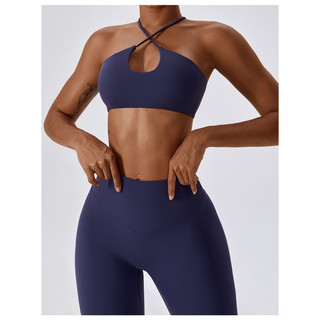 Bộ đồ thể thao tập gym,yoga nữ thiết kế chéo dây cao câp(mã lb150)