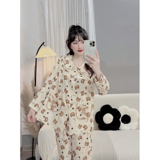 Bộ bầu - bộ sau sinh - BỘ ĐŨI THÁI DÀI HÌNH CỔ SEN HAI TÚI NƠ - Nhiều Mầu,Áo Có Khóa Kéo & Quần Có Chun Chỉnh