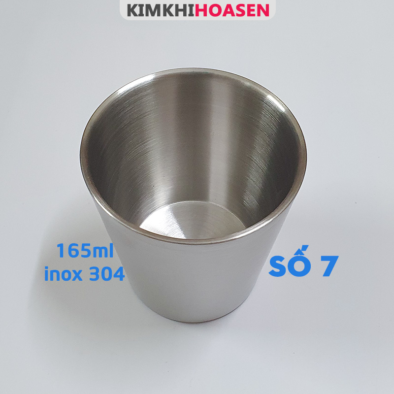 Cốc inox 2 lớp cách nhiệt, số 7, chuẩn inox 304 | Shopee Việt Nam