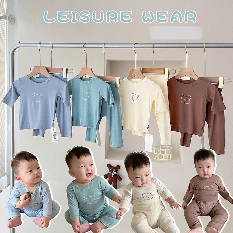 Bộ thun lạnh dài tay cho bé