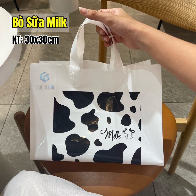 [1 Cái] Túi Nhựa, Túi Tote Đựng Đồ Đa Năng Tiện Lợi Có In Sẵn Hình ...