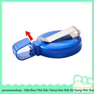 [Sẵn VN - Hỏa Tốc] Dây Đeo Thẻ 45cm Kèm Tơrua Kéo Rút Sử Dụng Móc Bao Đựng Thẻ Nhân Viên Phong Cách Đơn Giản Nhiều Màu
