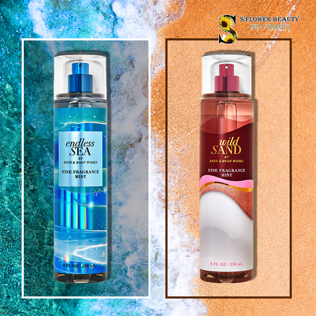 ENDLESS SEA WILD SAND Sản Phẩm Gel Tắm Dưỡng Thể Xịt Thơm Nước Hoa  Toàn Thân Bath Body Works Body Care