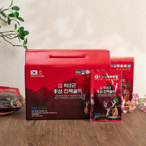 Tinh chất nước Hồng Sâm Nhung Hươu Singnature 6 year cô đặc đậm vị/ Hàn Quốc/ 70ml x 20 gói