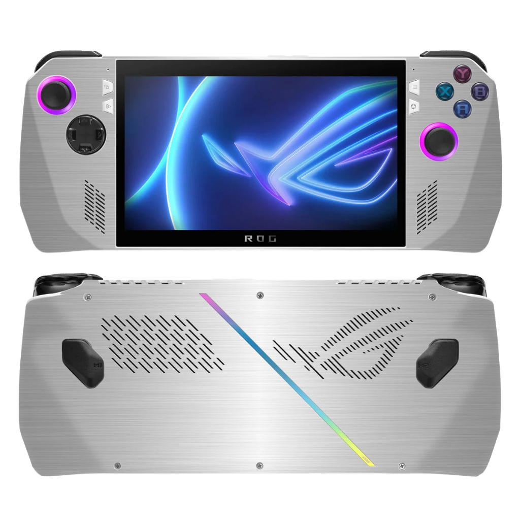 Skin dán Asus ROG Ally / Ally X mẫu bạc vân xước (Có thể custom theo ý ...