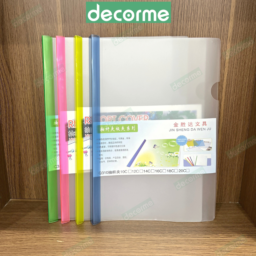 File kẹp tài liệu gáy rút A4 đựng tài liệu Decorme Dành Cho Học Sinh ...