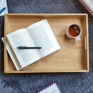 Khay gỗ đa năng có tay cầm decor chụp ảnh, đựng đồ dùng phụ kiện Khay hộp quà