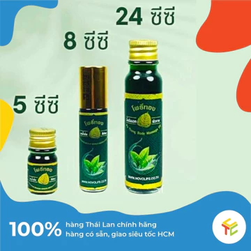 Dầu Bồ Đề Thái Lan hàng nội địa đủ size [loại lăn, dầu gió, dầu cù là]
