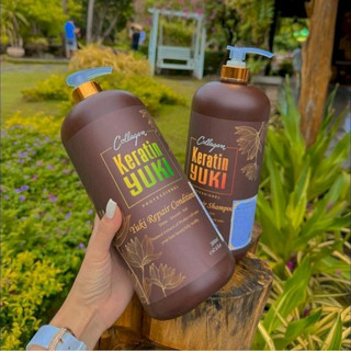 Dầu Gội Xả Collagen Keratin YUKI 2000ML | Giảm Rụng Tóc, Kích Mọc Tóc, Phục Hồi Tóc Hư Tổn, Mềm mượt