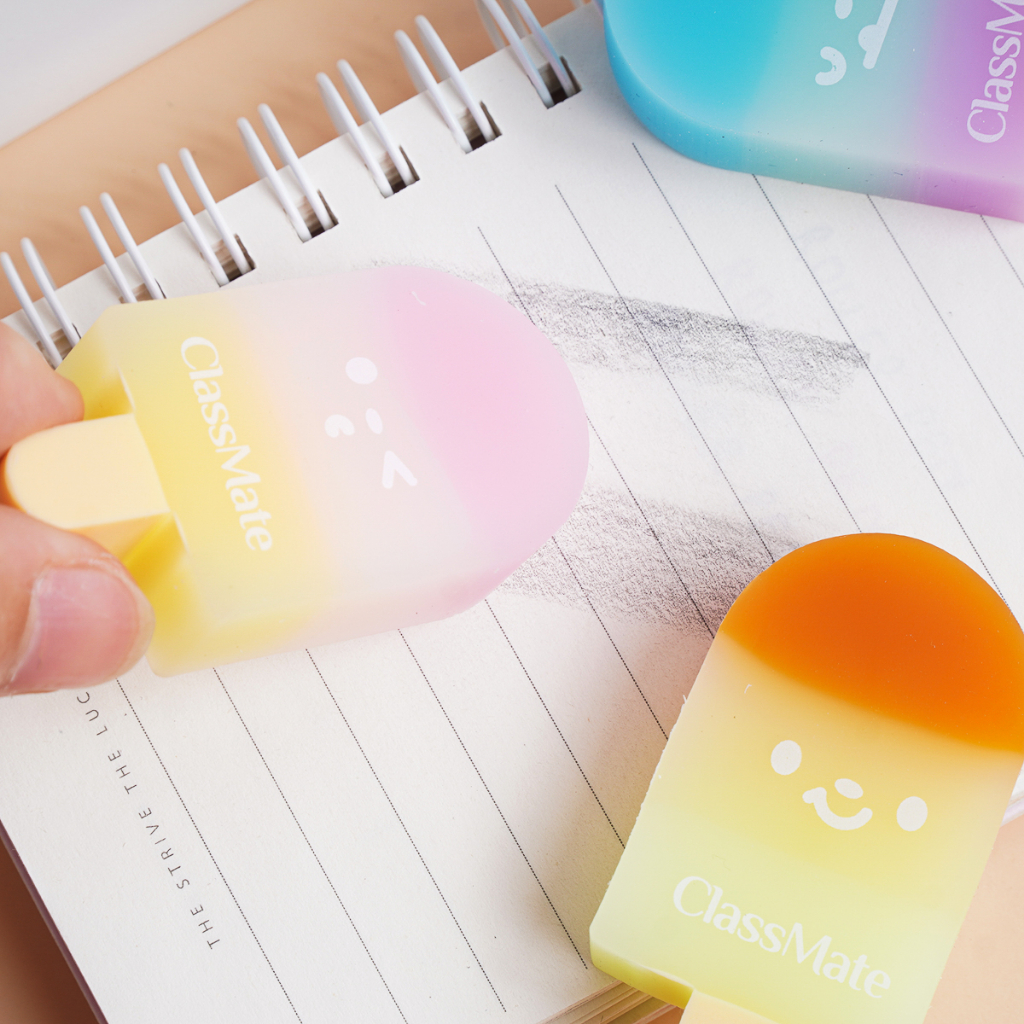 Gôm Tẩy Nano CLASSMATE Thiết Kế Que Kem Làm Sạch Vết Chì Một Cách Nhanh Chóng, Dễ Dàng,  An Toàn Cho Bé CL-ER603