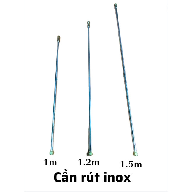 Cần rút inox có mối hàn 1/1,2/1,5m | Shopee Việt Nam