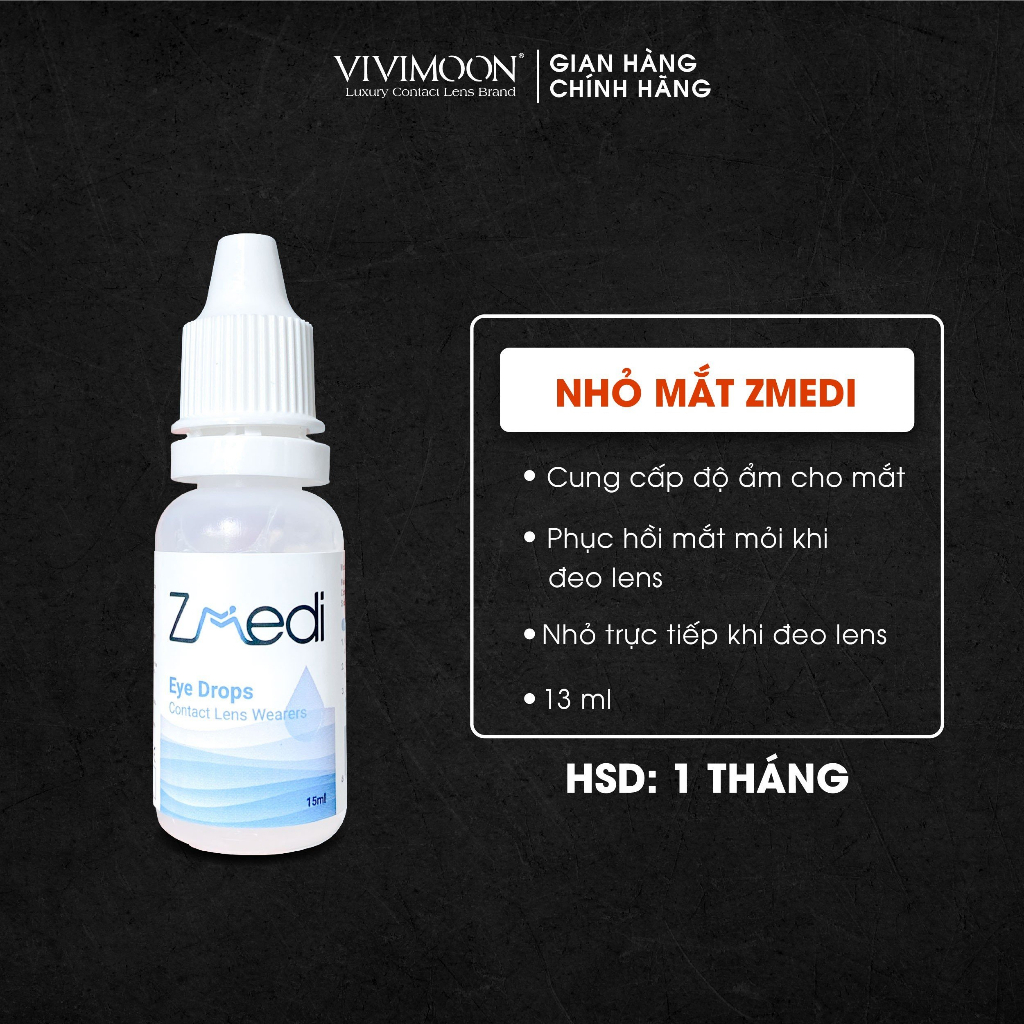 Ảnh Nước nhỏ mắt lens Zmedi VIVIMOON cho kính áp tròng 3