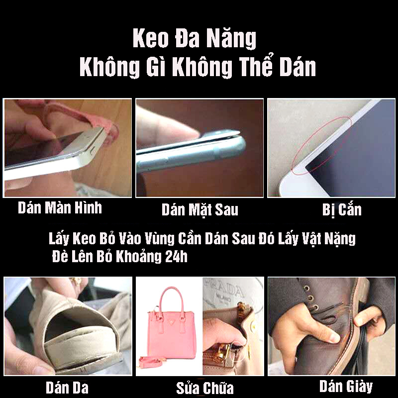 Keo dán E8000 dán màn hình điện thoại dán đá dán mô hình dán lắp ráp