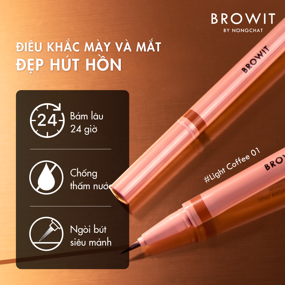 Ảnh Bút Trang Điểm Mắt Và Mày Browit Duo Brow And Eyeliner 3 Colors 0.35ml+0.2ml 4