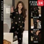 Bộ ngủ pijama nữ dài tay hàng Quảng Châu CÀI CÚC CHẤT THUN MỊN LÌ có bigsize