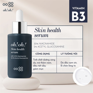 Tinh Chất Dưỡng Sáng Da Oh!Oh! 20% Niacinamide & 2% Acetyl Glucosamine (10ml,30ml)