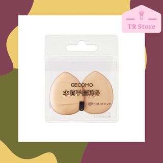 Set 2 mút trang điểm mini đầu ngón tay Gecomo dành cho cushion, đánh nền, che khuyết điểm,...