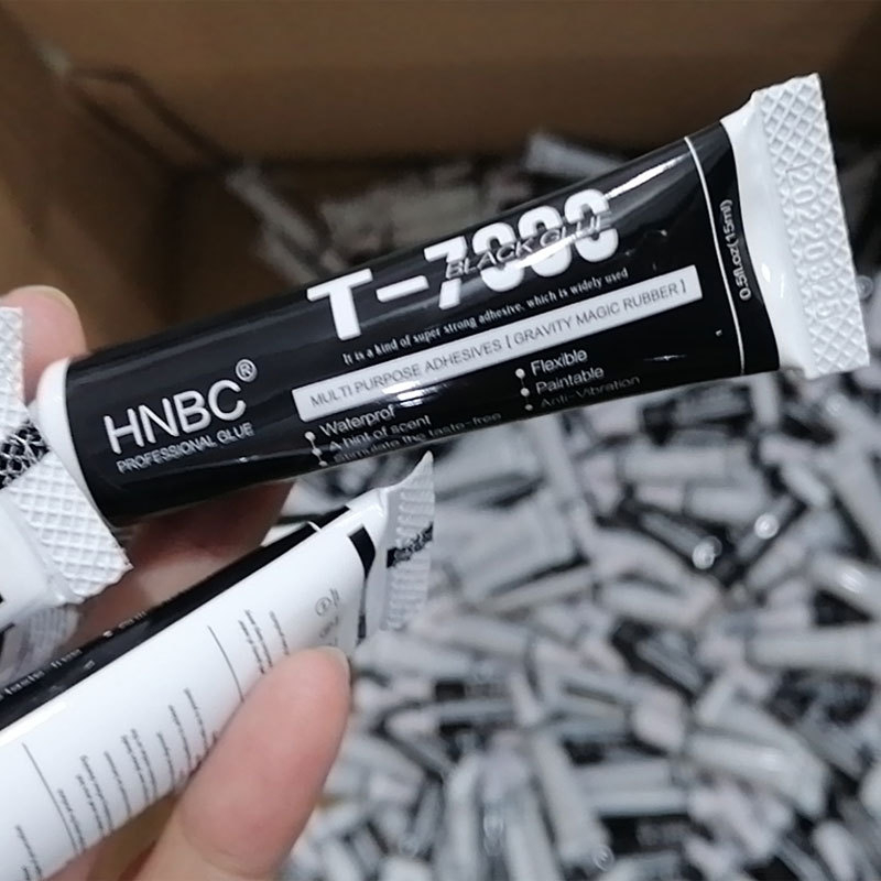 Keo dán đa năng T7000, dán viền màn hình, dán lưng điện thoại, linh kiện các loại đồ thủ công, keo màu đen