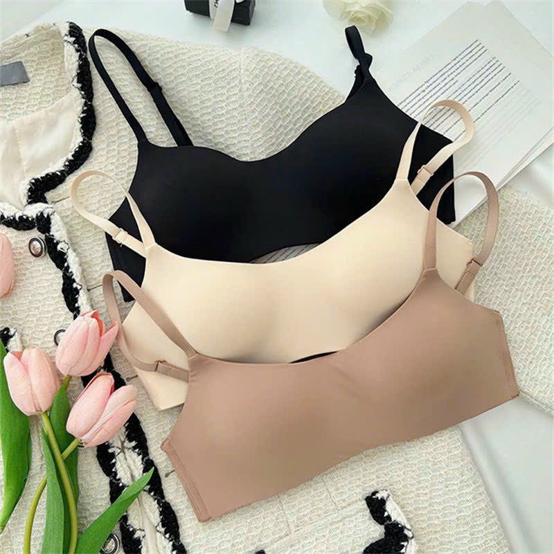 Áo Lót Nữ Su Đúc Không Gọng Mút Mỏng, Áo Ngực Không Viền SIêu Mềm Mại AS09 [95's House]