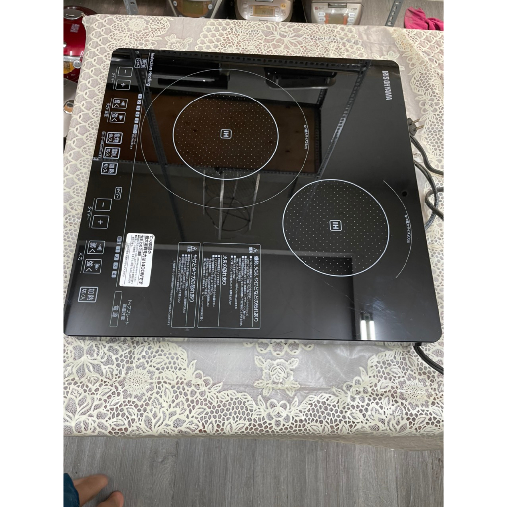 レア品！2口 IHクッキングヒーター IRIS IHC-S212V-B レア品！2口 IH
