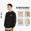 Áo sweater nam nữ WoO form rộng cổ tròn unisex mặc cặp đôi màu kem sáng chất nỉ bông dày mặc siêu ấm