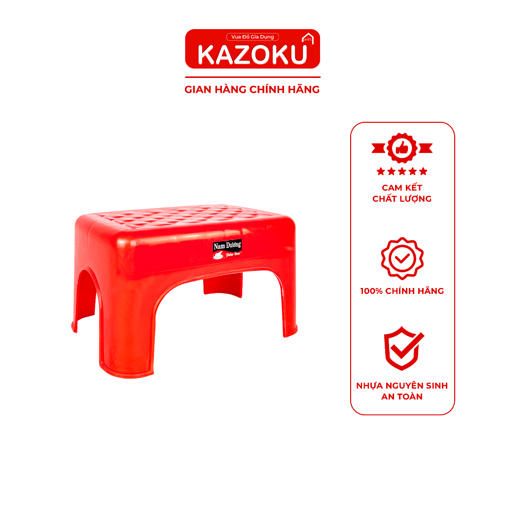Combo Ghế Nhựa Nhí/ Ghế Nhựa Mini + Xô Nước 10L/12L/14L Nam Dương - Vua Đồ Gia Dụng Kazoku [CBGX]
