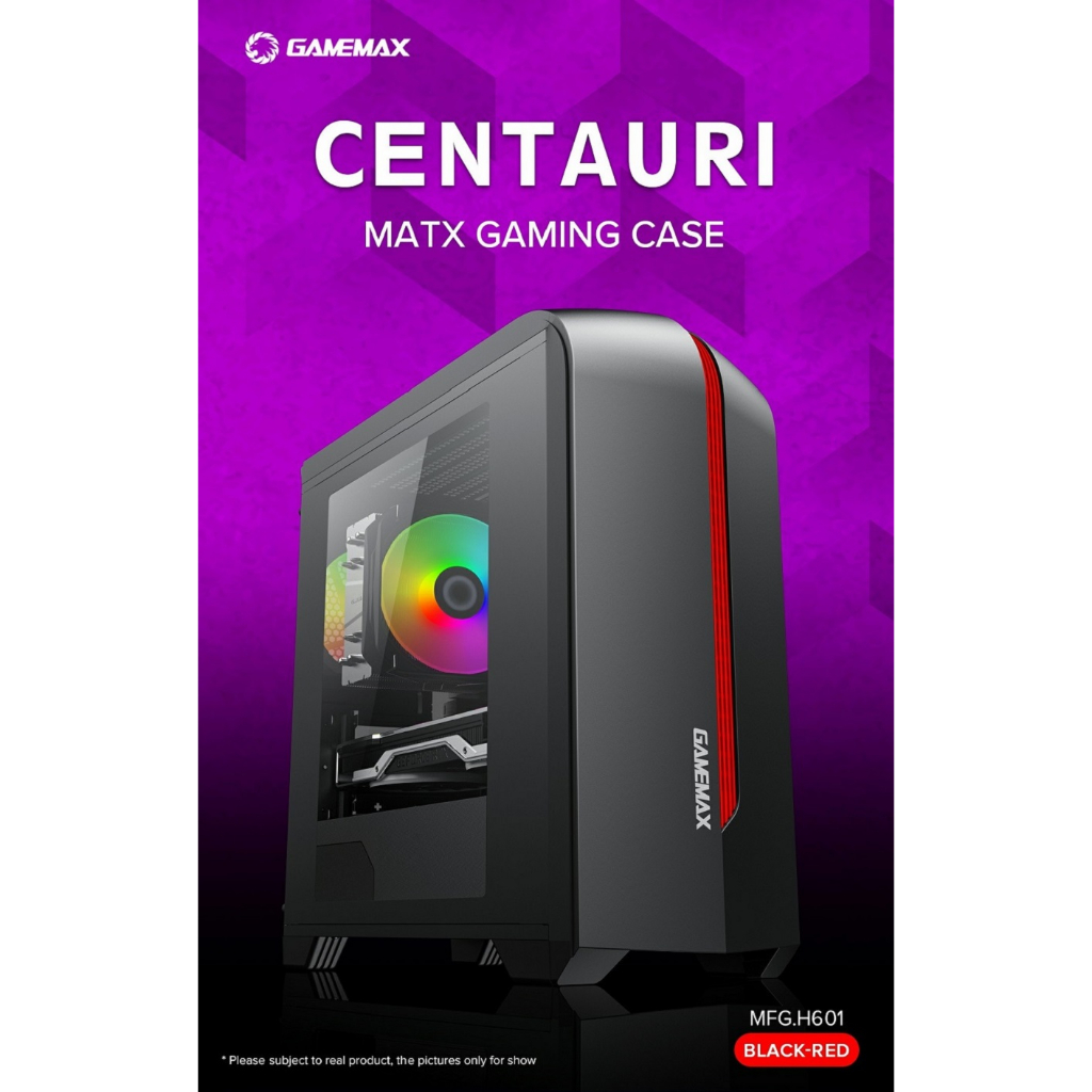 Vỏ Case Máy Tính Bể Cá Gamemax Infinity Mini - (Không fan)- 2 Màu Black ...