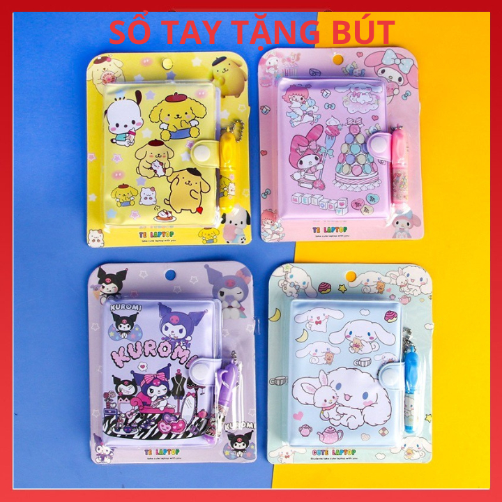 Sổ Tay Mini Dùng Để Ghi Chép Tặng Kèm Bút Dễ Thương, Sổ Note Cute, Sổ ...