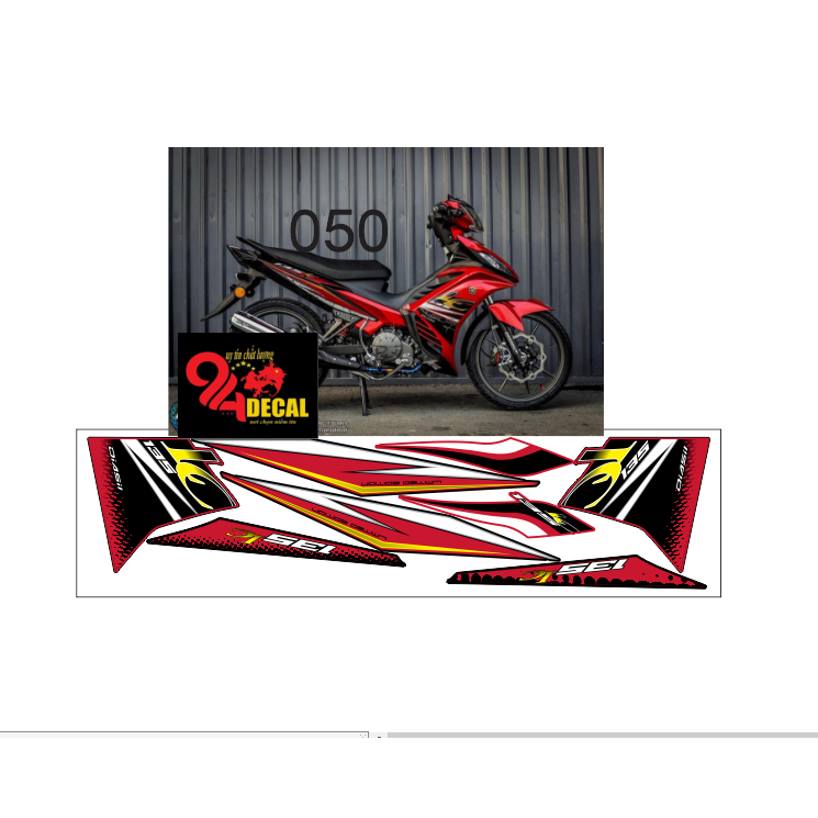 ten rời exciter 135 mẫu lc cao cấp