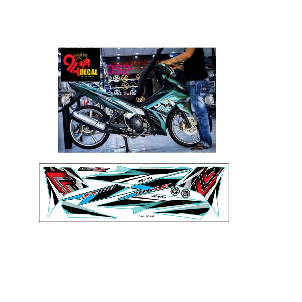 tem rời exciter 135 mẫu lc cao cấp