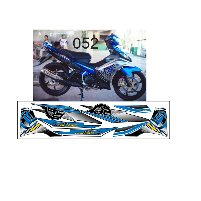 tem rời exciter 135 mẫu lc cao cấp đa dạng màu sắc