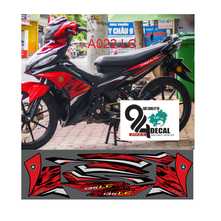 tem rời exciter 135 mẫu lc cao cấp