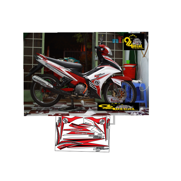 tem rời exciter 135 cao cấp đa dạng màu sắc