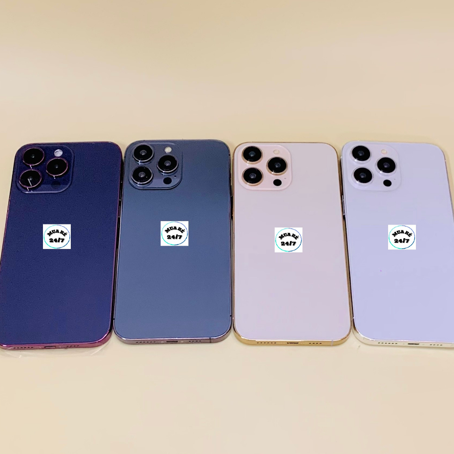 Mô hình điện thoại 14pro , 14promax chuẩn đẹp tỉ lê (1:1) có logo táo